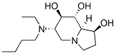 1,7,8-Indolizinetriol, 6-(butylethylamino)octahydro-, 1S-(1.alpha.,6.beta.,7.alpha.,8.beta.,8a.beta.)-