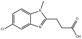 3-(5-CHLORO-1-METHYL-1H-BENZO[D]IMIDAZOL-2-YL)PROPANOIC ACID