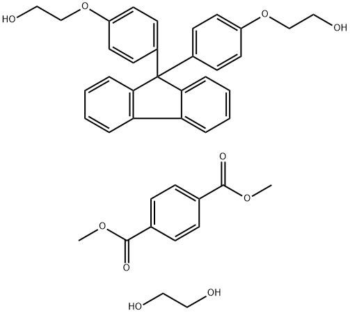 Dimethyl 1,4-benzenedicarboxylate polymer with 1,2-ethanediol and 2,2'-[9H-fluoren-9-ylidenebis(4,1-phenyleneoxy)]bis[ethanol]