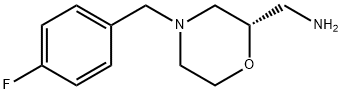 2-MorpholineMethanaMine, 4-[(4-fluorophenyl)Methyl]-, (2S)-
