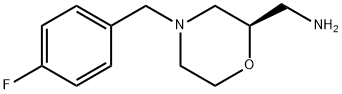 2-MorpholineMethanaMine, 4-[(4-fluorophenyl)Methyl]-, (2R)-