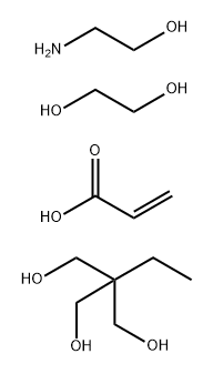 2-Propenoic acid, polymer with 2-aminoethanol, 1,2-ethanediol and 2-ethyl-2-(hydroxymethyl)-1,3-propanediol