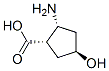 Cyclopentanecarboxylic acid, 2-amino-4-hydroxy-, (1alpha,2alpha,4beta)- (9CI)