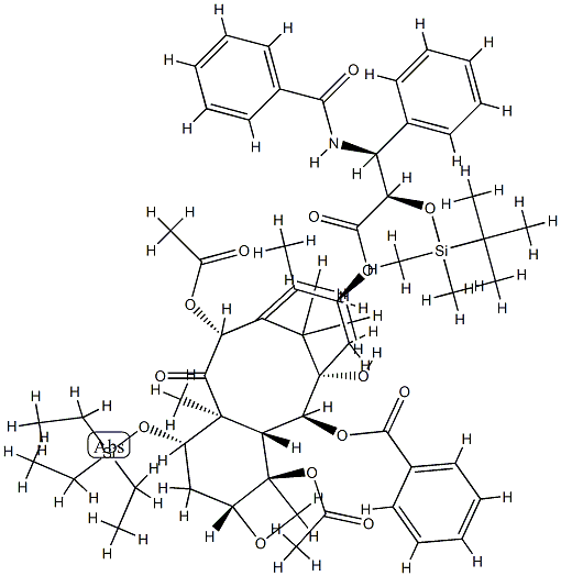 (αR,βS)-β-(BenzoylaMino)-α-[[(1,1-diMethylethyl)diMethylsilyl]oxy]-benzenepropanoic Acid (2aR,4S,4aS,6R,9S,11S,12S,12aR,12bS)-6,12b-Bis(acetyloxy)-12-(benzoyloxy)-2a,3,4,4a,5,6,9,10,11,12,12a,1