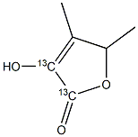 4,5-DIMETHYL-3-HYDROXY-2(5H)-FURANONE-13C2