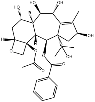 (2AR,4S,4AS,5R,6R,8S,9AS,10S,10AR,10BS)-3,4,4A,5,6,8,9,9A,10,10A-十氢-9A-(1-羟基-1-甲基乙基)-4A,7-二甲基-1H-并[5',6':3,4]苯并[1,2-B]氧杂环丁烯-4,5,6,8,10,10B(2AH)-六醇 10B-乙酸酯 10-苯甲酸酯