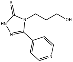3-[3-(4-pyridinyl)-5-sulfanyl-4H-1,2,4-triazol-4-yl]-1-propanol