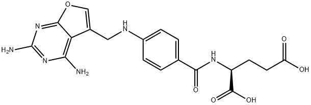 N-(4-(N-((2,4-diaminofuro(2,3-d)pyrimidin-5-yl)methyl)amino)benzoyl)glutamic acid