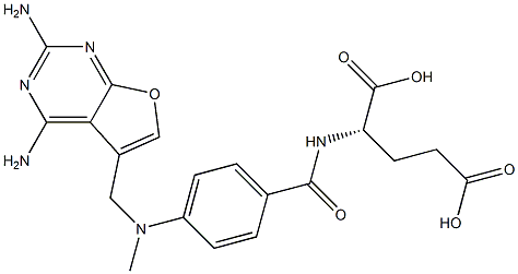 N-(4-(N-((2,4-diamino-furo(2,3-d)pyrimidin-5-yl)methyl)methylamino)benzoyl)glutamic acid