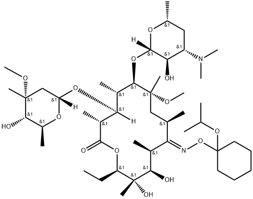 6-O-Methyl-erythromycin 9-[O-[1-(1-Methylethoxy)cyclohexyl]oxime]