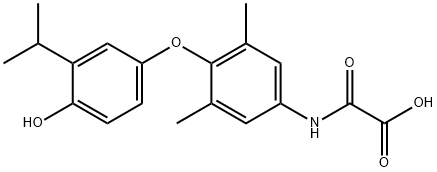 N-[3,5-Dimethyl-4-(4''-hydroxy-3''-isopropyl-phenoxy) phenyl] oxamic Acid