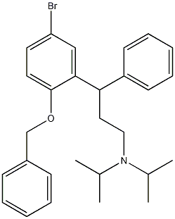 3-(2-苄氧基-5-溴苯基)-N,N-二异丙基-3-苯基丙-1-胺