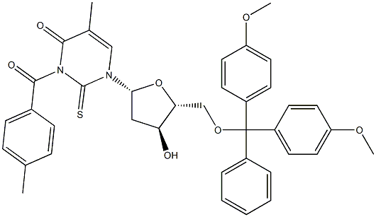 5'-O-(DIMETHOXYTRITYL)-N3/O4-(TOLUOYL)-2-THIOTHYMIDINE