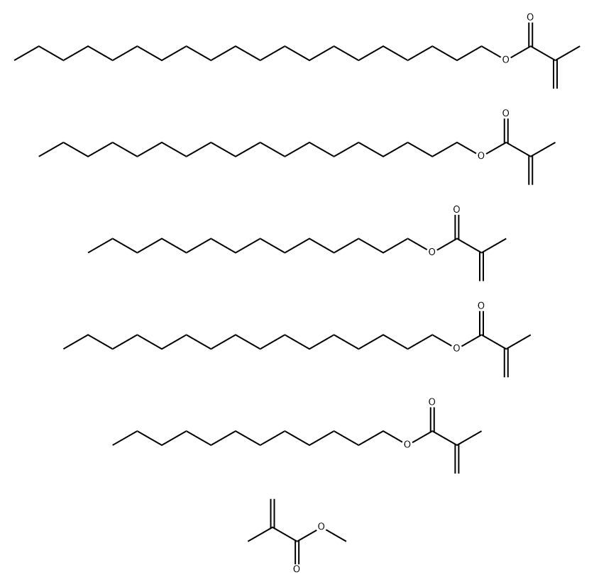 2-Propenoic acid, 2-methyl-, dodecyl ester, polymer with eicosyl 2-methyl-2-propenoate, hexadecyl 2-methyl-2-propenoate, methyl 2-methyl-2-propenoate, octadecyl 2-methyl-2-propenoate and tetradecyl 2-methyl-2-propenoate