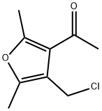Ethanone, 1-[4-(chloromethyl)-2,5-dimethyl-3-furanyl]- (9CI)