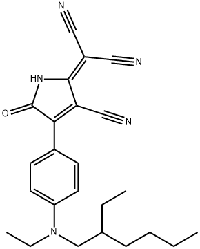 3-[4-(N-Ethyl-N-ethylhexylamino)phenyl]-4-cyano-5-dicyanomethylidene-2-oxo-2,5- dihydropyrrole