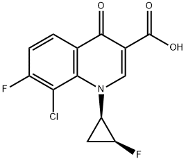 cis-8-Chloro-7-fluoro-1-(2-fluorocyclopropyl)-1,4-dihydro-4-oxo-3-quinolinecarboxylic Acid