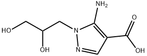 1H-Pyrazole-4-carboxylicacid,5-amino-1-(2,3-dihydroxypropyl)-(9CI)