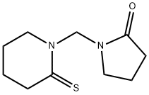 2-Pyrrolidinone,  1-[(2-thioxo-1-piperidinyl)methyl]-
