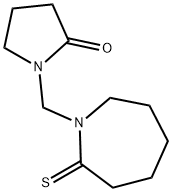 2-Pyrrolidinone,  1-[(hexahydro-2-thioxo-1H-azepin-1-yl)methyl]-