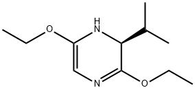 Pyrazine, 3,6-diethoxy-1,2-dihydro-2-(1-methylethyl)-, (S)- (9CI)