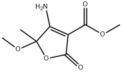 3-Furancarboxylicacid,4-amino-2,5-dihydro-5-methoxy-5-methyl-2-oxo-,methylester(9CI)