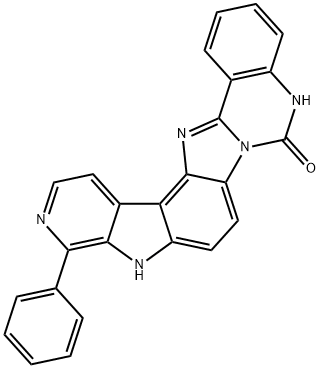 6H-Pyrido[4,3:4,5]pyrrolo[3,2:4,5]benzimidazo[1,2-c]quinazolin-6-one,  5,10-dihydro-11-phenyl-