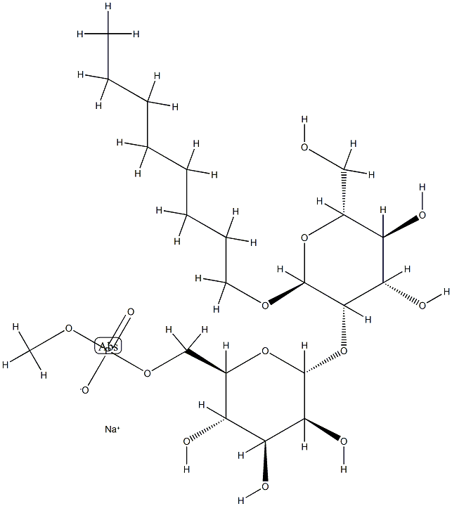 octyl 2-O-(mannopyranosyl-6-methylphosphate)mannopyranoside