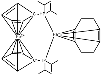 1,1'-双(二异丙基膦)二茂铁(1,5-环辛二烯)RHODIUM (I) TETRAFLUOROBORATE
