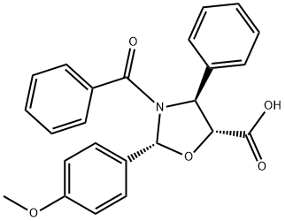 (2R,4S,5R)-3-苯甲酰基-2-(4-甲氧基苯基)-4-苯基-5-恶唑烷羧酸