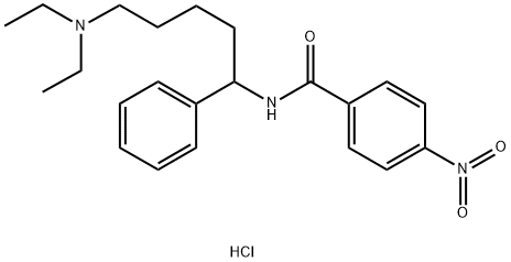 N-(5-(二乙氨基)-1-苯基戊基)-4-硝基苯甲酰胺盐酸盐