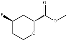 2H-Pyran-2-carboxylicacid,4-fluorotetrahydro-,methylester,trans-(9CI)