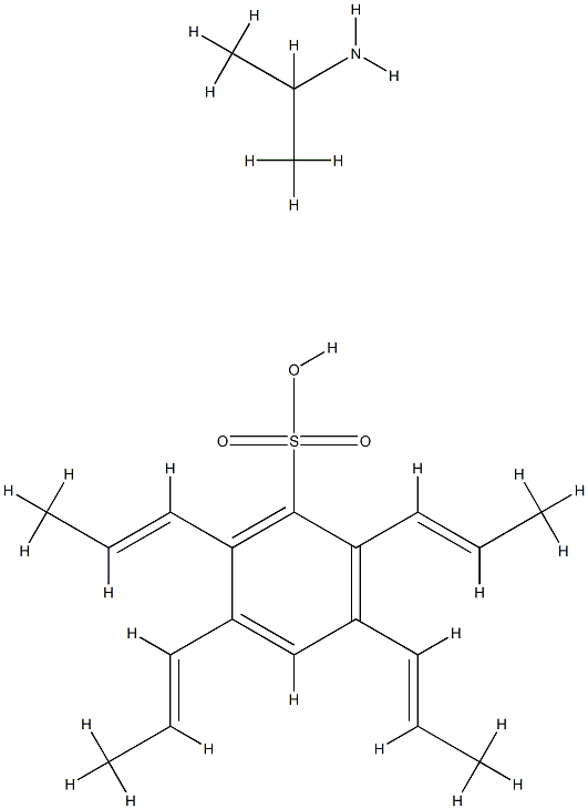 Benzenesulfonic acid, (tetrapropenyl)-, compd. with 2-propanamine (1:1)
