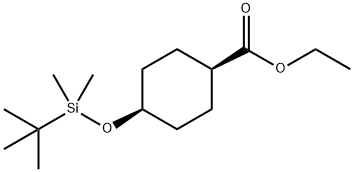 (1S,4S)-乙基 4-((叔-丁基二甲基甲硅烷基)氧代)环己甲酸基酯