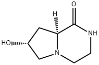 Pyrrolo[1,2-a]pyrazin-1(2H)-one, hexahydro-7-hydroxy-, (7R-cis)- (9CI)