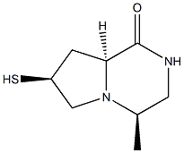 Pyrrolo[1,2-a]pyrazin-1(2H)-one, hexahydro-7-mercapto-4-methyl-, [4R-(4-alpha-,7-alpha-,8a-ba-)]- (9CI)