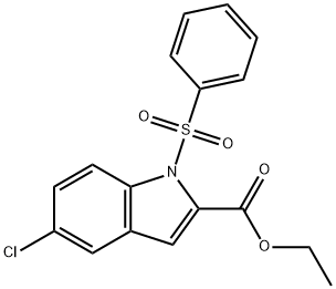 ethyl 5-chloro-1-(phenylsulfonyl)-1H-indole-2-carboxylate