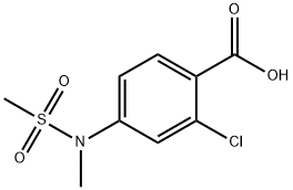 2-氯-4-(甲磺酰基-甲基-氨基)苯甲酸