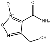 1,2,5-Oxadiazole-3-carboxamide, 4-(hydroxymethyl)-, 2-oxide (9CI)
