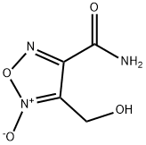 1,2,5-Oxadiazole-3-carboxamide, 4-(hydroxymethyl)-, 5-oxide (9CI)