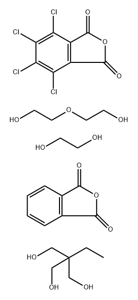 1,3-Isobenzofurandione, 4,5,6,7-tetrachloro-, polymer with 1,2-ethanediol, 2-ethyl-2-(hydroxymethyl)-1,3-propanediol, 1,3-isobenzofurandione and 2,2-oxybisethanol