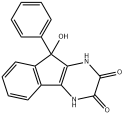 1H-Indeno[1,2-b]pyrazine-2,3-dione,  4,9-dihydro-9-hydroxy-9-phenyl-