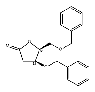 L-threo-Pentonic acid, 2-deoxy-3,5-bis-O-(phenylmethyl)-, .gamma.-lactone