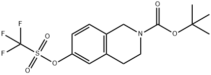 叔丁基6-(三氟甲基磺酰氧基)-3,4-二氢异喹啉-2(1H) - 羧酸叔丁酯