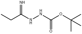 Hydrazinecarboxylic acid, 2-(1-iminopropyl)-, 1,1-dimethylethyl ester (9CI)