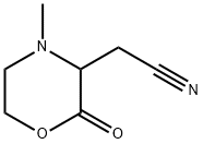 3-Morpholineacetonitrile,4-methyl-2-oxo-(9CI)