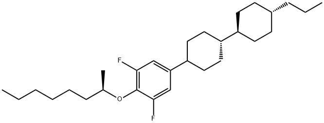 [4(R)-[反式(反式)]]-1,3-二氟-2-[(1-甲基庚基)氧基]-5-(4'-丙基[1,1'-联环己烷]-4-基)苯