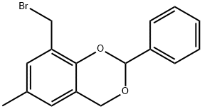 4H-1,3-Benzodioxin,8-(bromomethyl)-6-methyl-2-phenyl-(9CI)