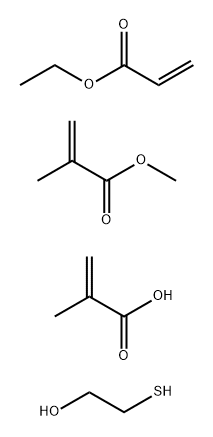 2-Propenoic acid, 2-methyl-, telomer with ethyl 2-propenoate, 2-mercaptoethanol and methyl 2-methyl-2-propenoate