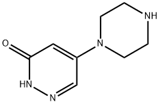 3(2H)-Pyridazinone,5-(1-piperazinyl)-(9CI)